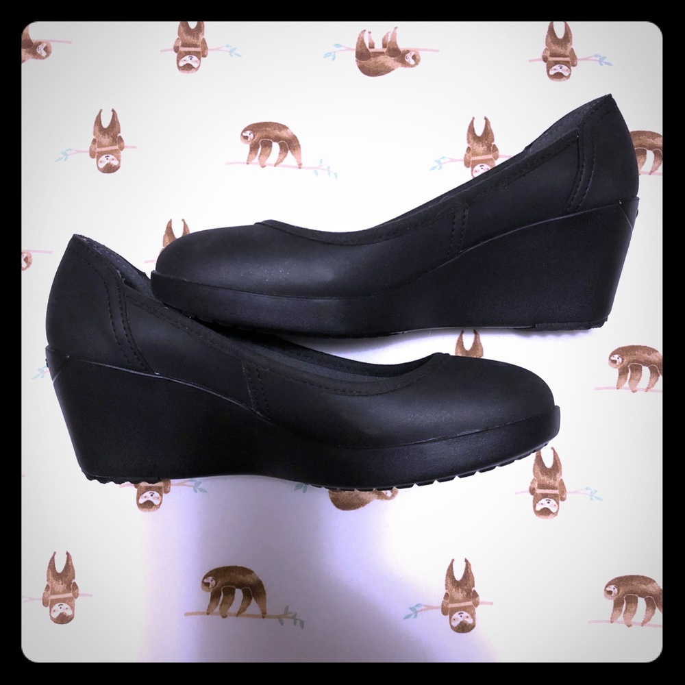 Croc Wedges sz 7